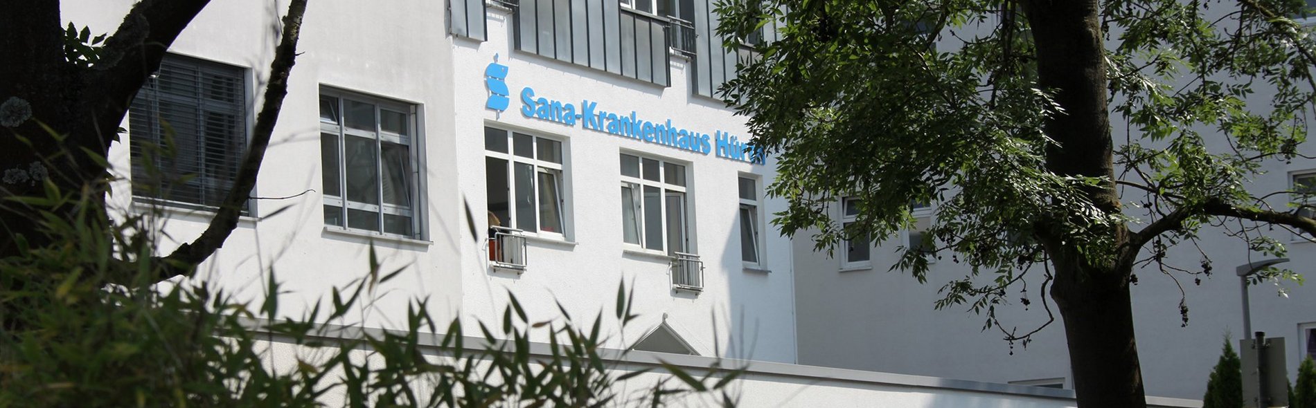 Haupteingang des Sana-Krankenhauses Hürth (Foto: Stefan Mülders)