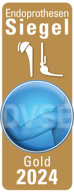 Endoprothesen-Siegel der DVSE in Gold (2024)