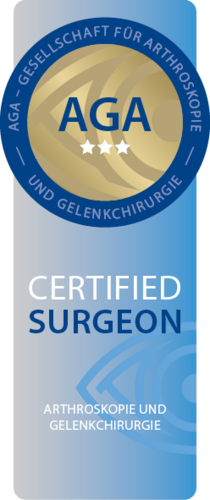 Dr. Sebastian Leutheuser ist von der AGA als Certified Sergeon und Advanced Certified Surgeon augezeicchnet.