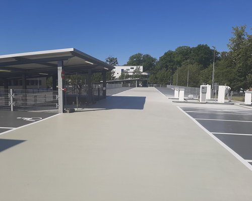 Das Parkdeck des Sana-Klinikums nach der Sanierung (Foto: Sandra Lopez Bravo)